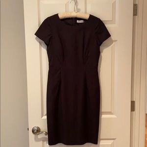 Tailored pinstripe dress